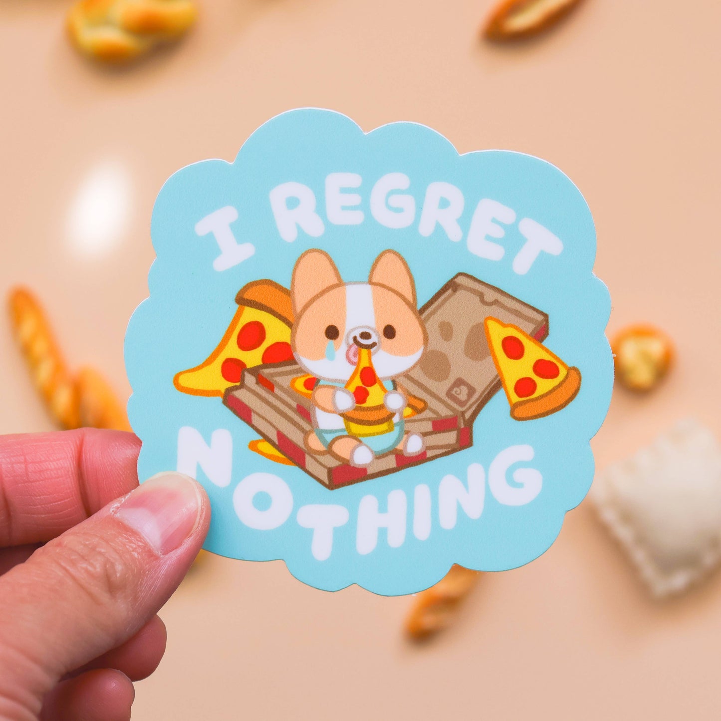Friendly Corgi Sticker