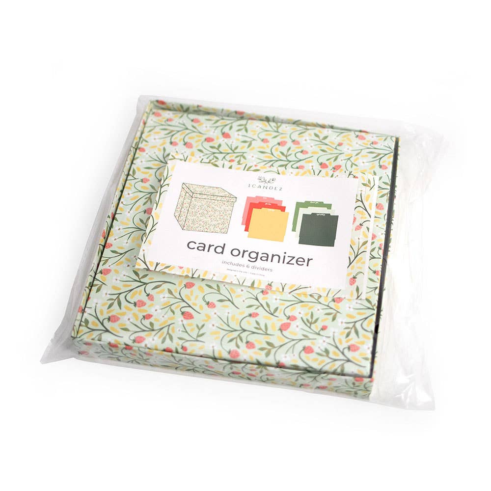 Strawberry Meadow Greeting Card Container