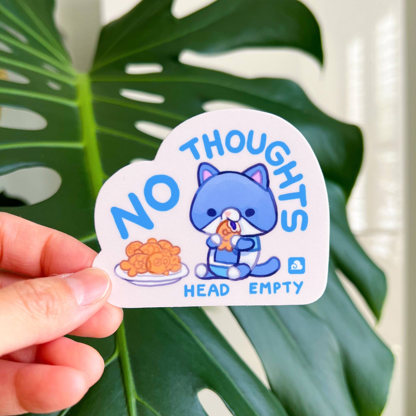 No Thoughts Head Empty Sticker