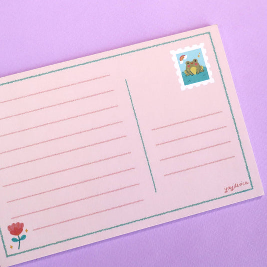 Froggy Postcard Notepad