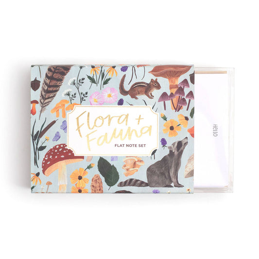 Flora & Fauna Flat Note Set