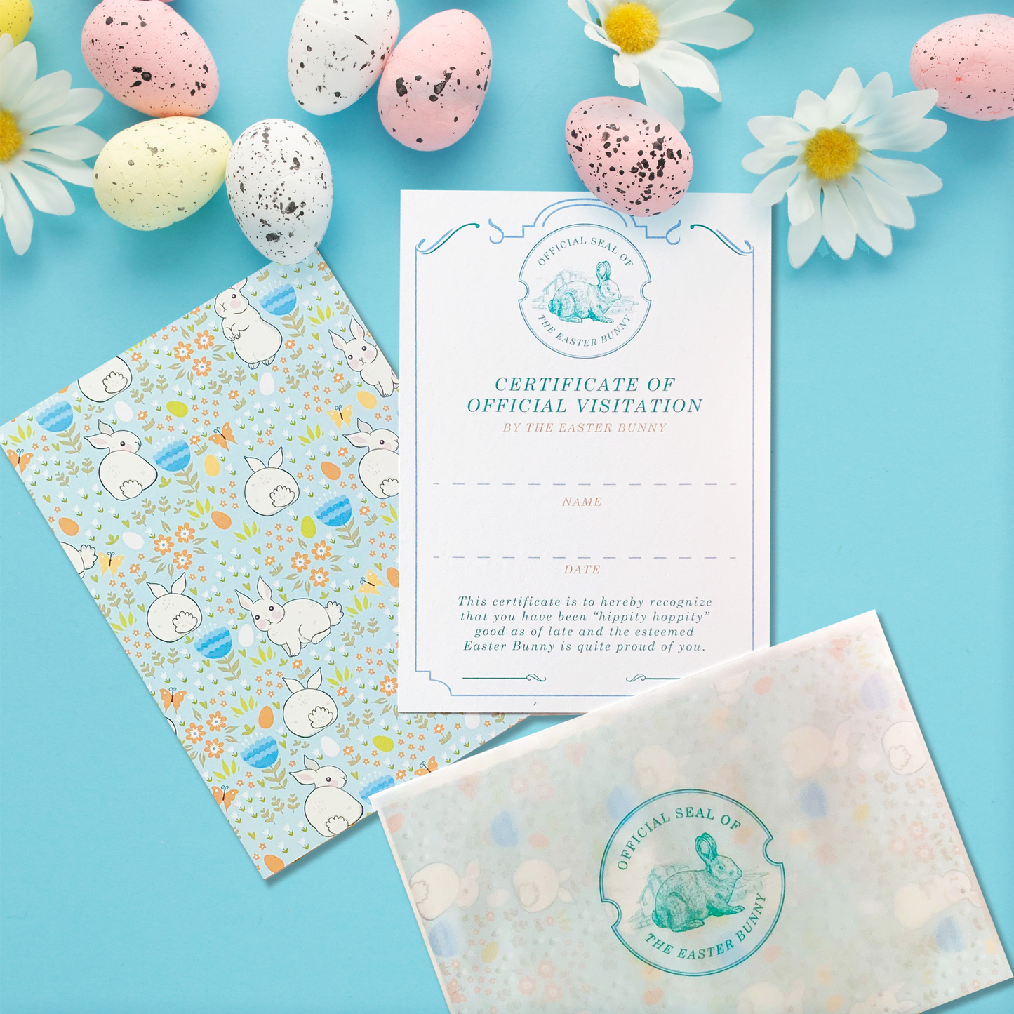 Easter Bunny Official Certificate of Visitation