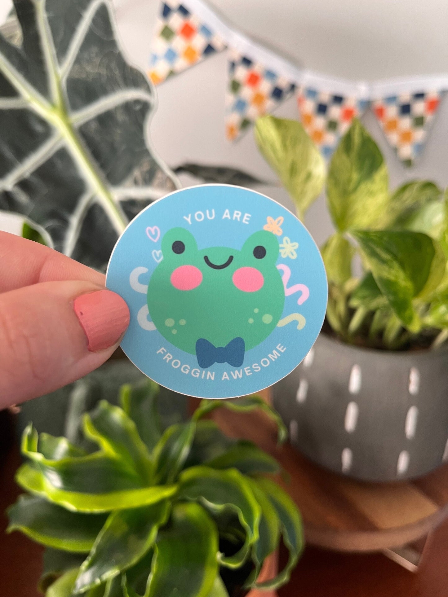 Froggin Awesome Sticker