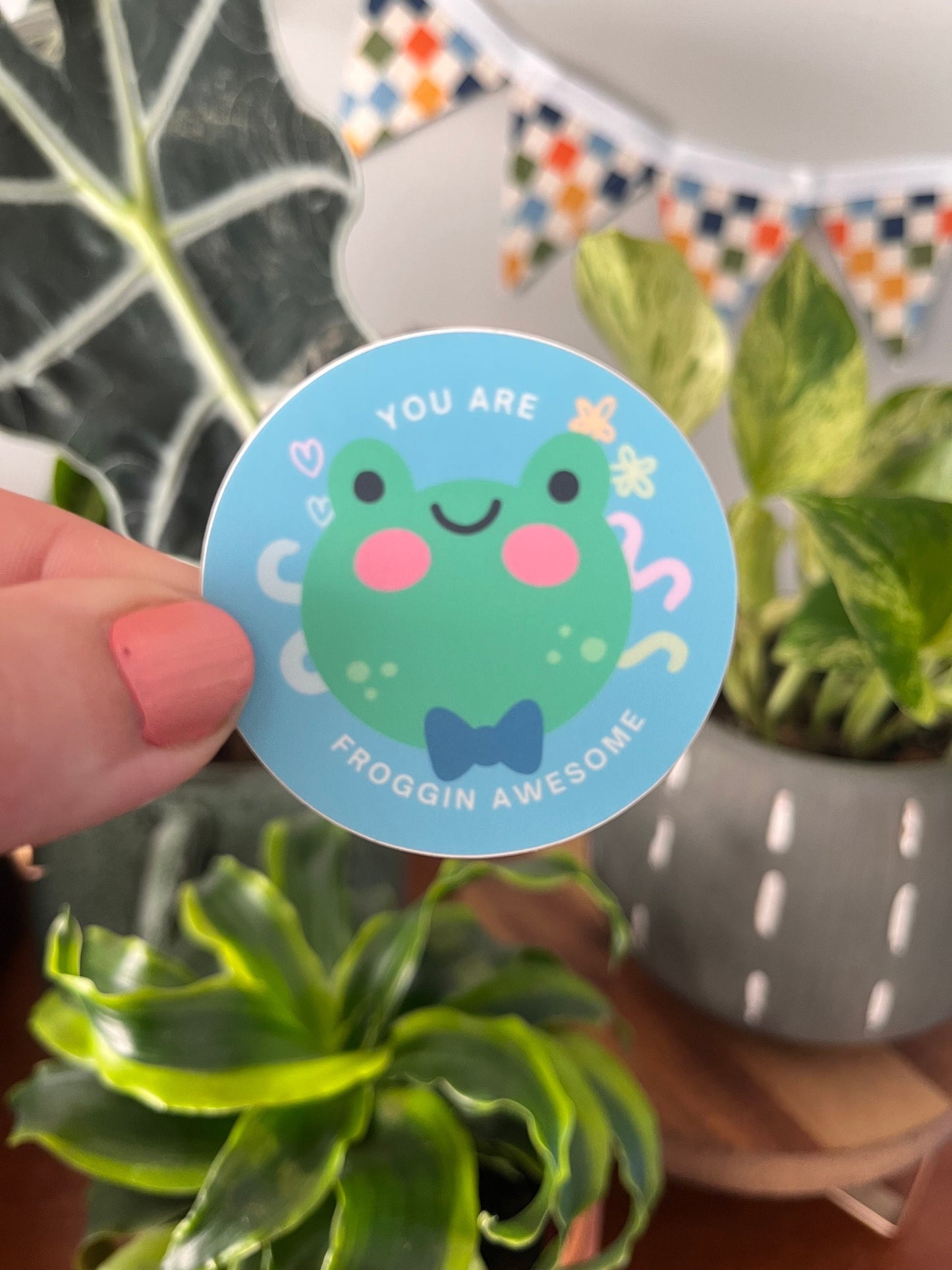 Froggin Awesome Sticker