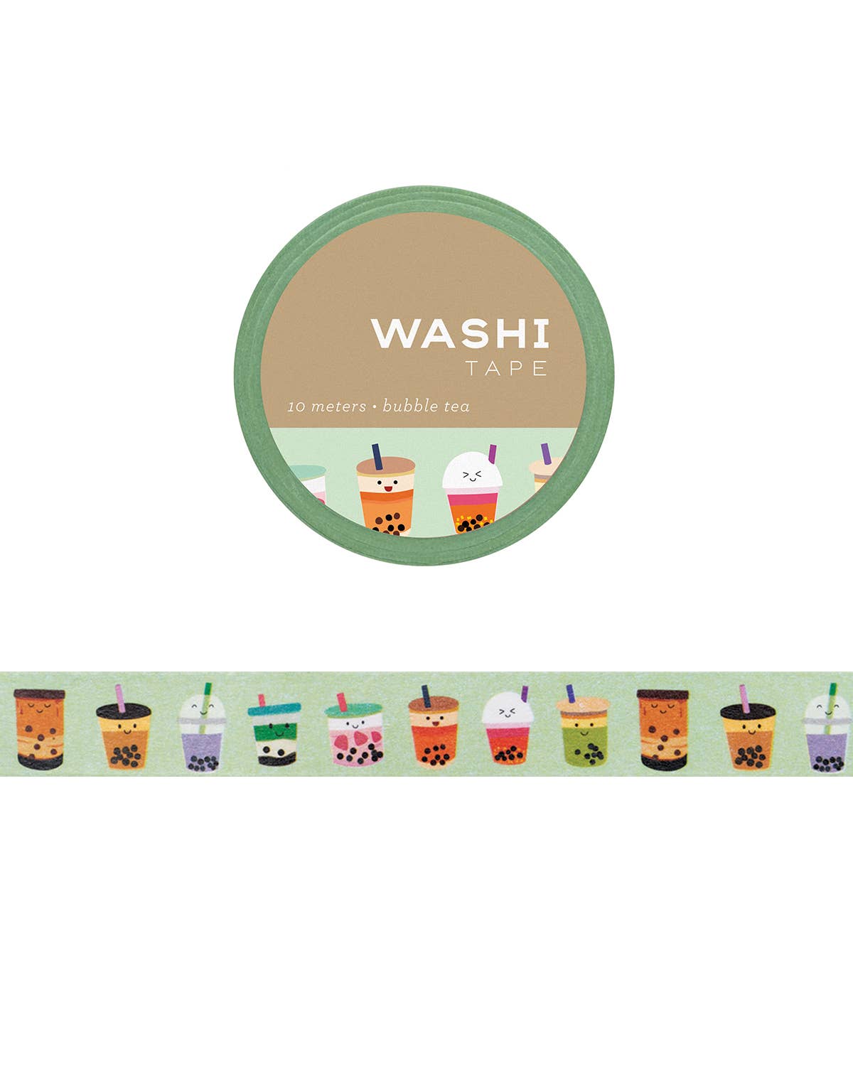 Bubble Tea Washi Tape