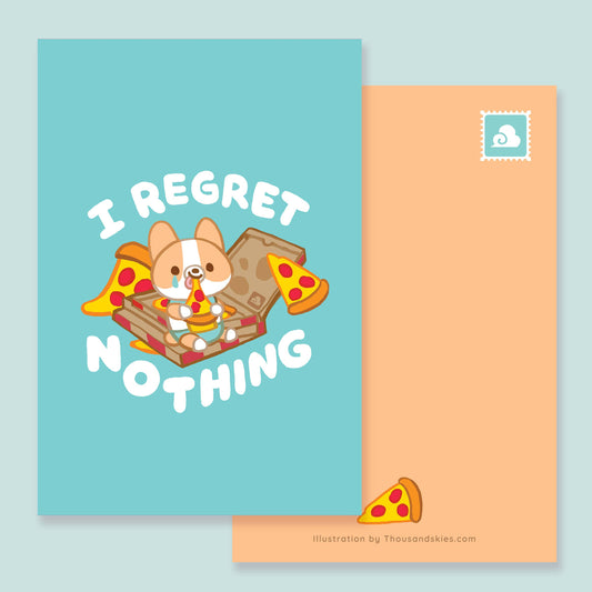 I Regret Nothing Postcard