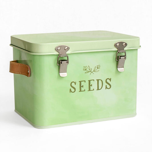 Green Seed Storage Box