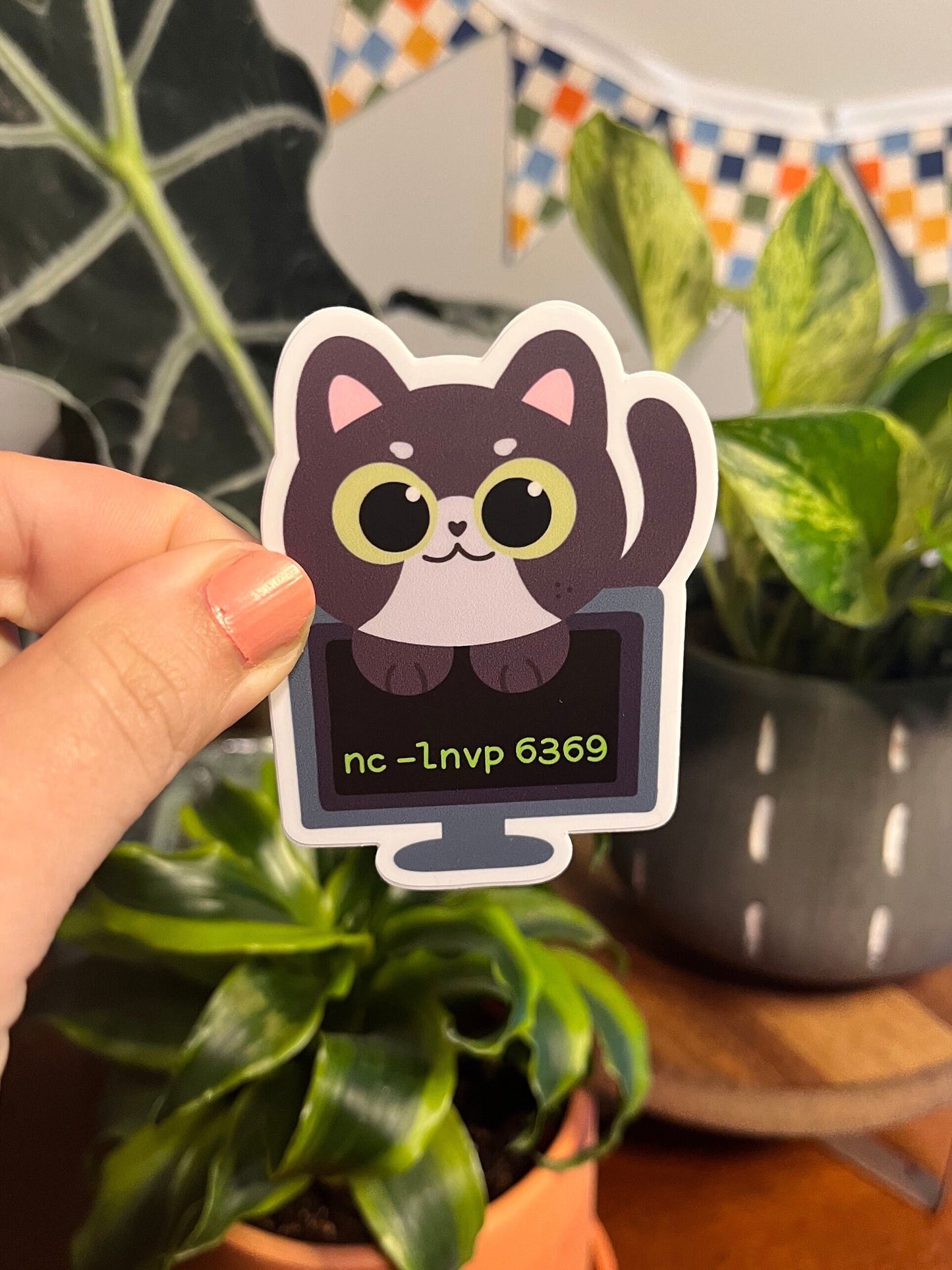 Netcat port MEOW Sticker